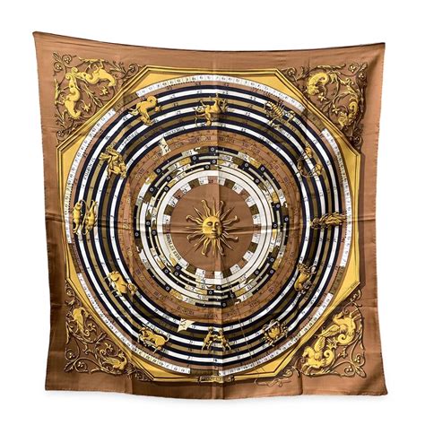 hermes dies et hore scarf|Hermes Astrologie Silk Scarf .